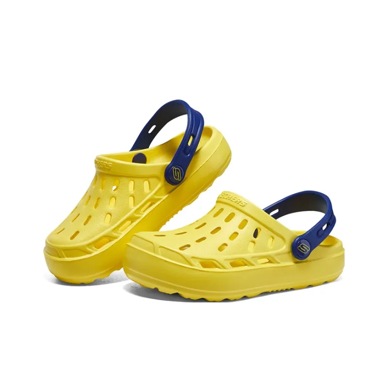 Skechers Waterproof And Breathable Children's Sandals Yellow Blue Teenagers-2