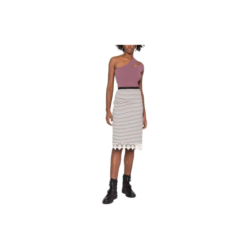 PINKO Floral embroidery Pencil Skirt-1