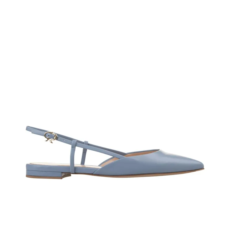 GIANVITO ROSSI Ascent Casual Single Shoes Women's Light Blue-1