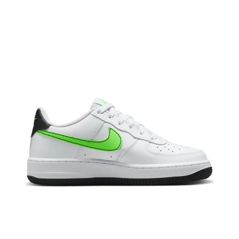 Nike Air Force 1 GS White Green Strike-2