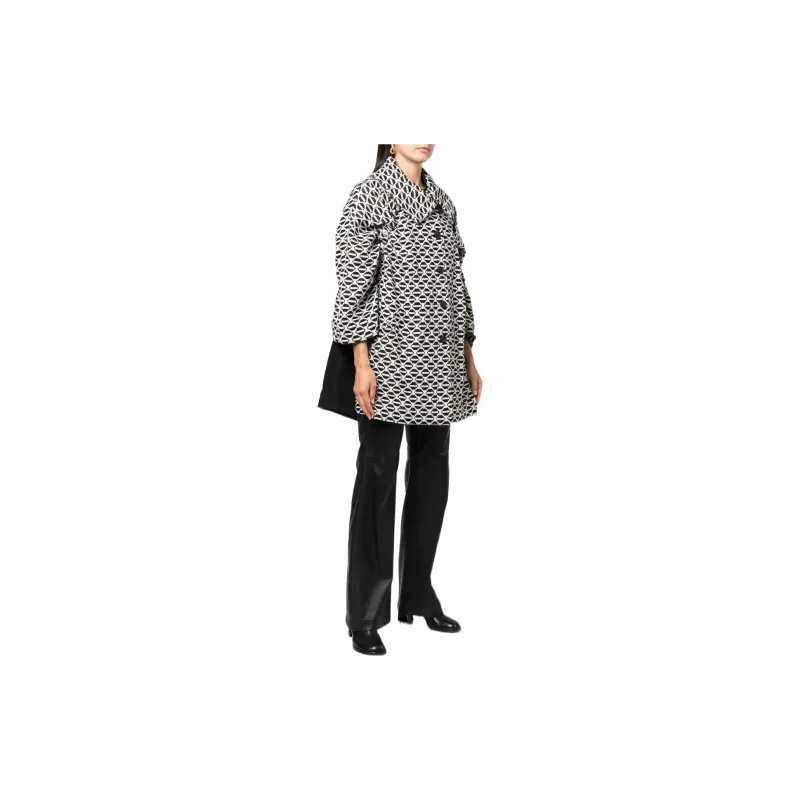 ALBERTA FERRETTI Coats Women's Black-3