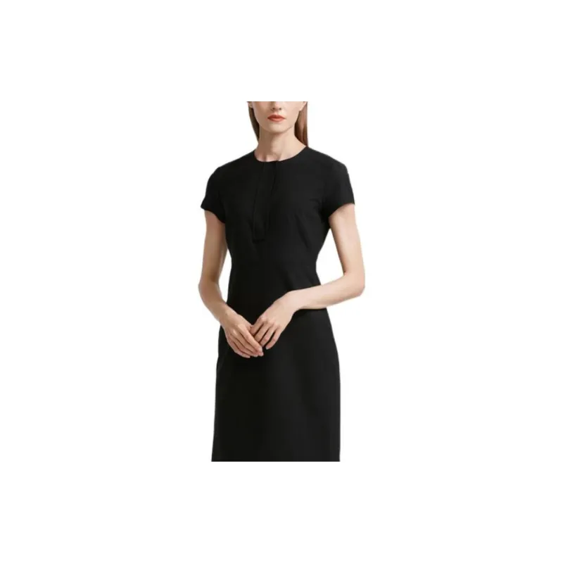 THEORY Short-Sleeved Dresses Women's Black-3
