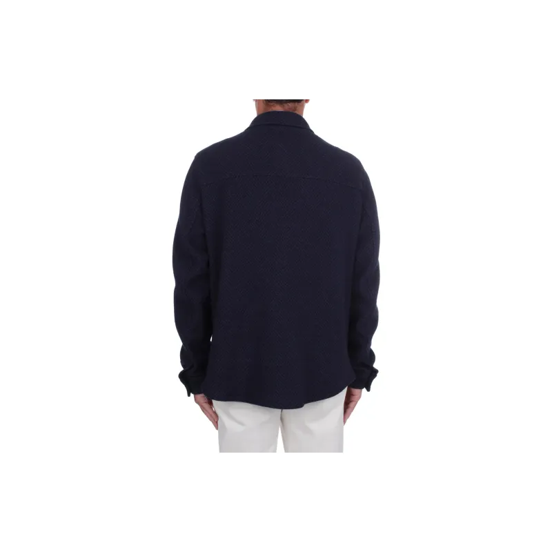 HERNO Buttoned Long Sleeved Shirt Jacket-1