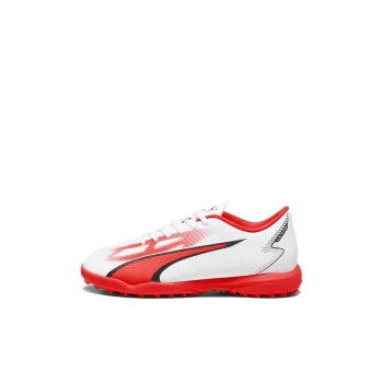 PUMA Ultra Play Coverage Balance Low Top Kids' Soccer Shoes White Red Black Kids'
