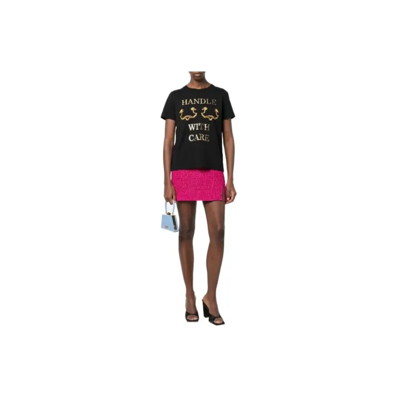 MOSCHINO Double Smiley Crewneck T Shirt-1