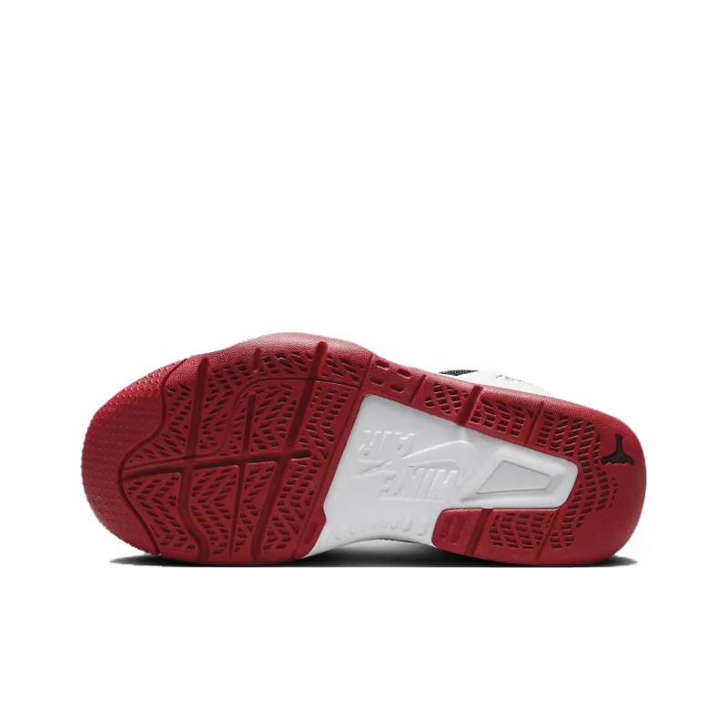 Jordan Stay Loyal 3 Anti Slip Wear Resistant Low Top Kids Lifestyle Shoes White Black Red Teenagers-4