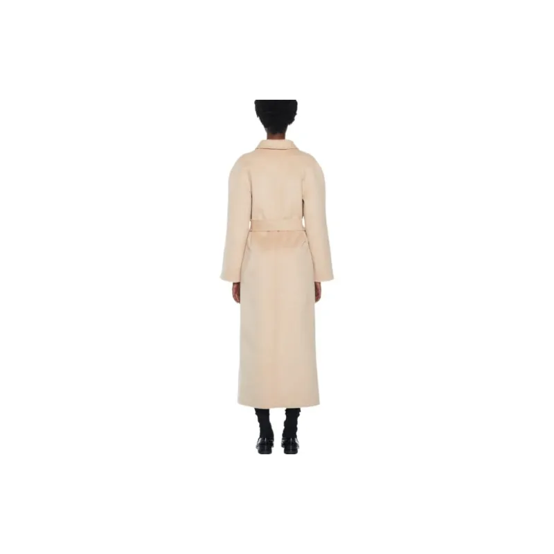 MIU MIU FW22 Velvet feel Coat Women's Khaki-2