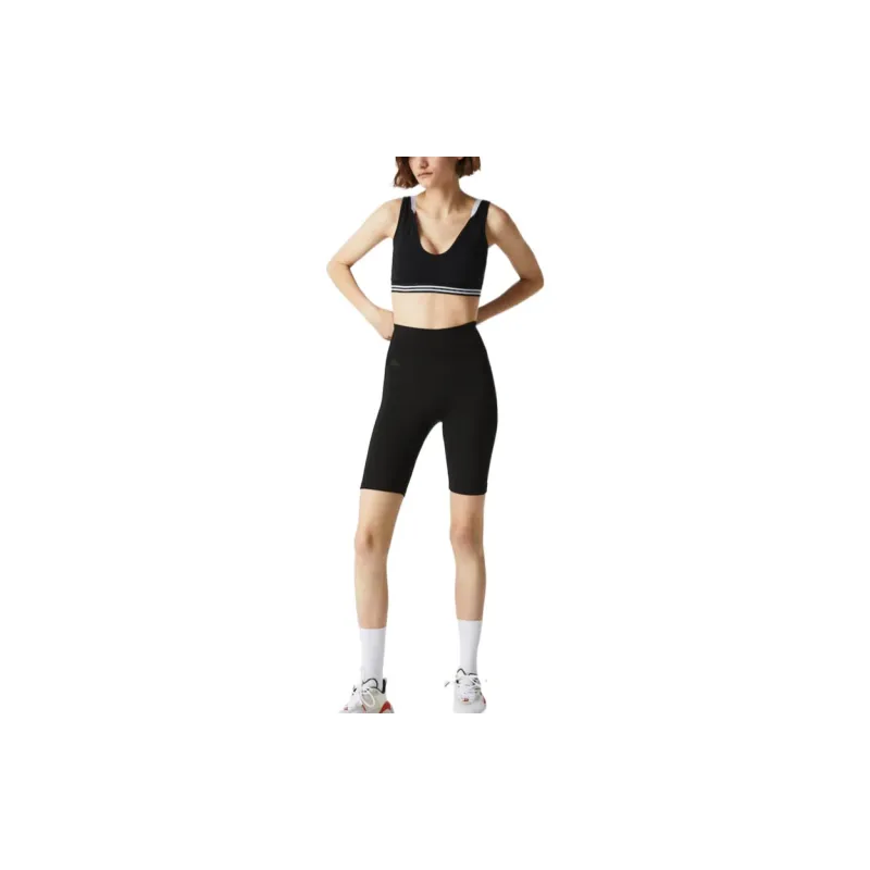 LACOSTE Sports Shorts Women's Black-3