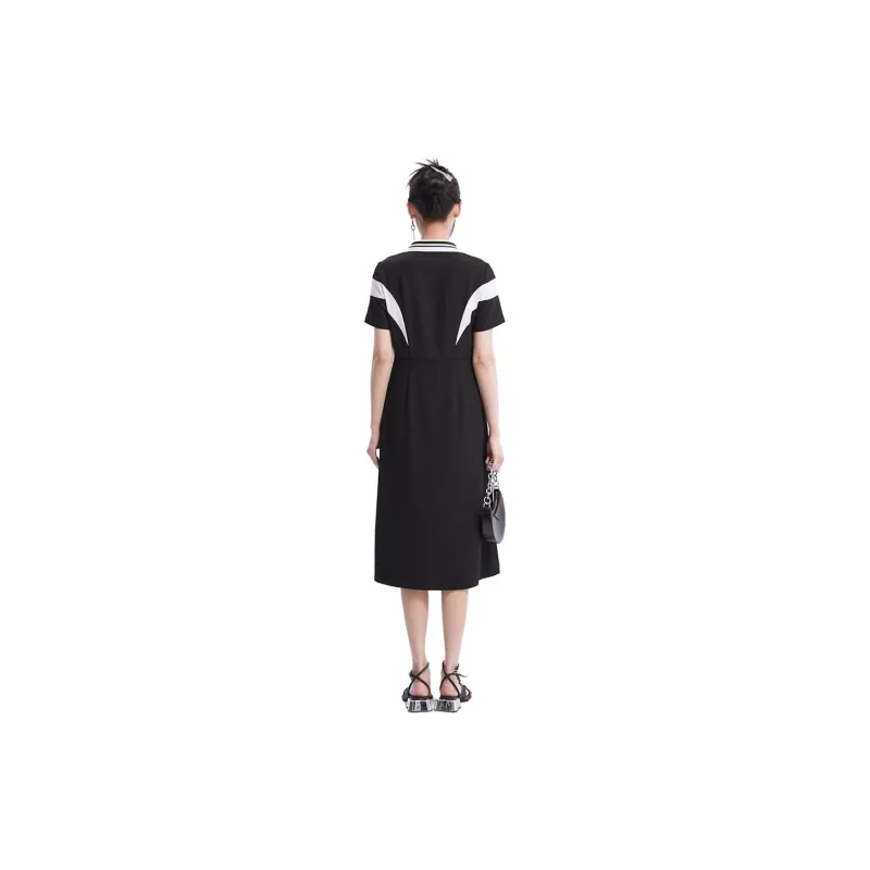 LOFT SHINE Short-Sleeved Dresses Women's Black-1