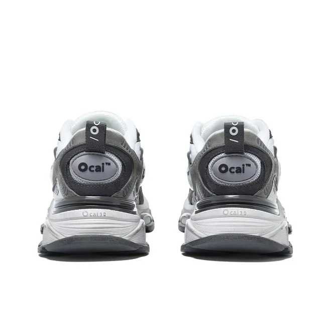 Ocai Runtech3.0 Anti Slip Wear Resistant Low Top Chunky Sneakers Unisex Gray-3