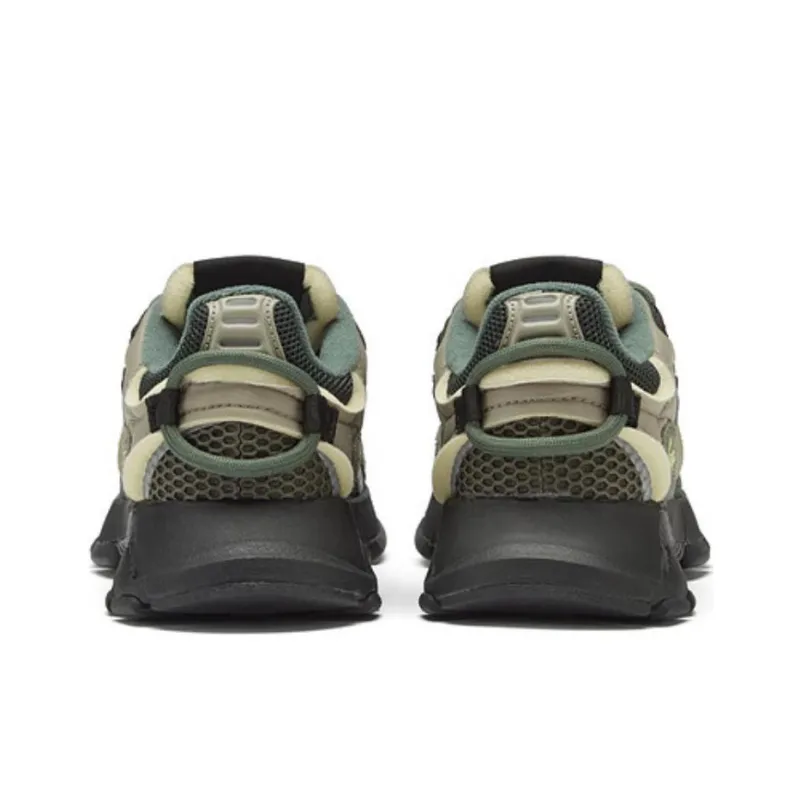 LACOSTE Wear Resistant Low Top Casual Shoes Women's Dark Green-3