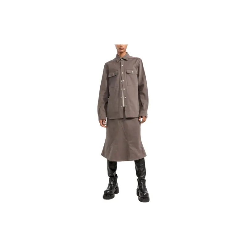 RICK OWENS Casual Long Skirts Women's Brown-1