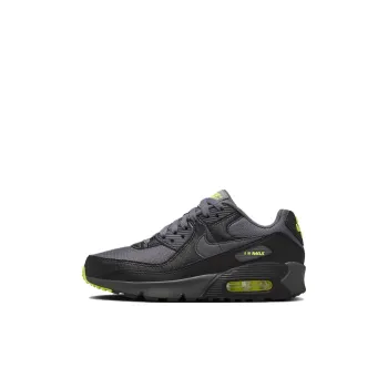 Nike Air Max 90 Anti Slip Wear Resistant Kids Lifestyle Shoes Black Gray Kids'