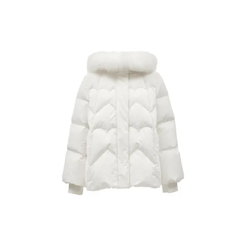 ONLY Down Jackets Women's Cream White