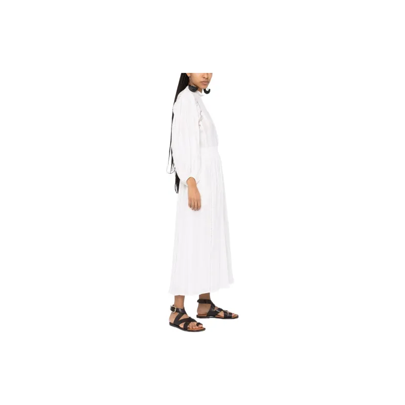 ISABEL MARANT Long-Sleeved Dresses Women's White-3