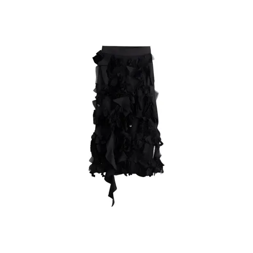 H&M ANAMIKA KHANNA Collaboration Casual Long Skirts Women's Black