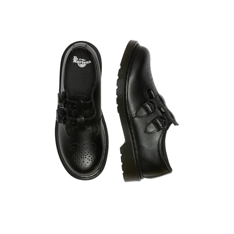 Dr.Martens 8065 Kids' Leather Shoes Black Kids'-2