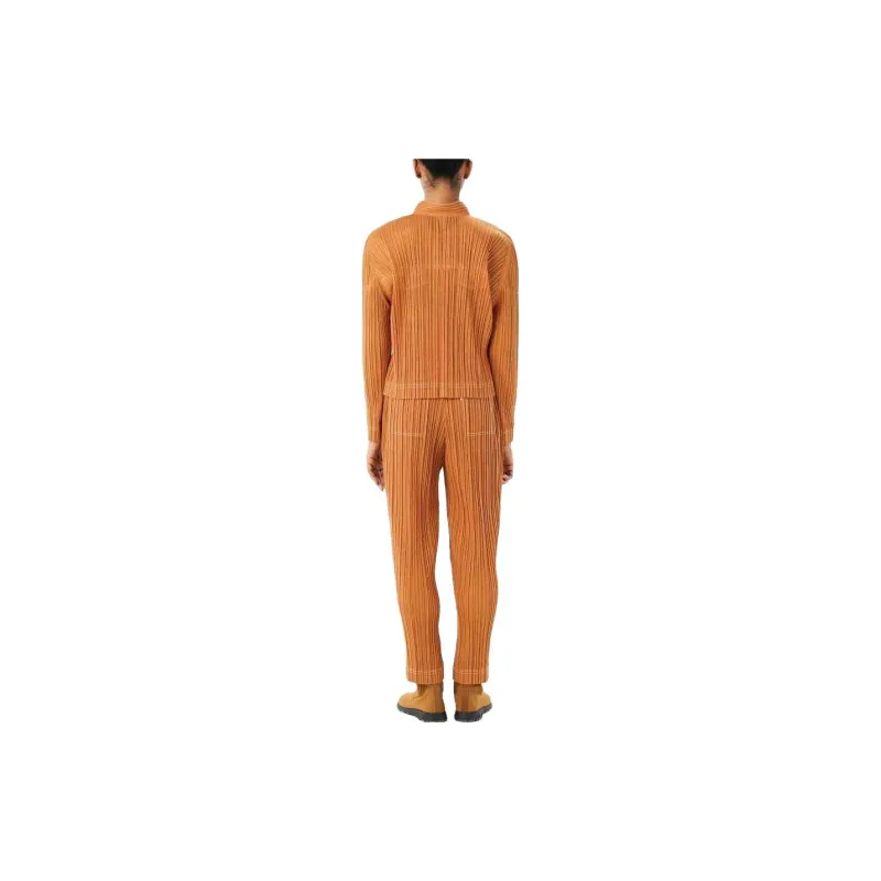 PLEATS PLEASE ISSEY MIYAKE Jackets Women's Orange Red-2