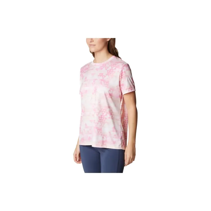 Columbia T-Shirts Women's Peach Blossom Pink-2
