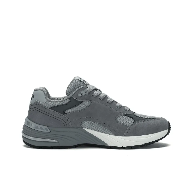 JEEP SPIRIT Anti Slip And Wear Resistant Lightweight Low Top Casual Shoes Men's Climbing Gray-1