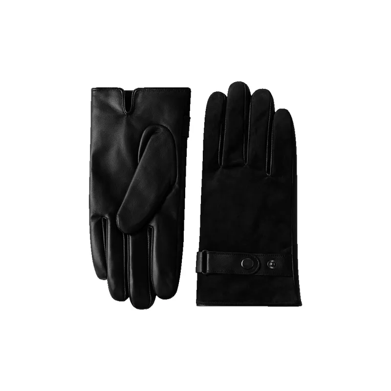 JIUMU Sheepskin Genuine Leather Glove Men's-4