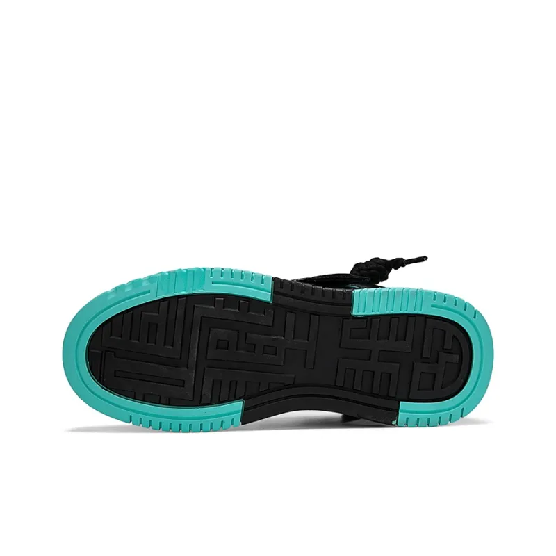 JEEP SPIRIT Cushioned Wear-Resistant Breathable Slip-Resistant Low-Top Skateboard Shoes Men's Graphite Black-6