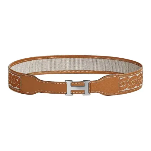 HERMES Leather Belts Unisex