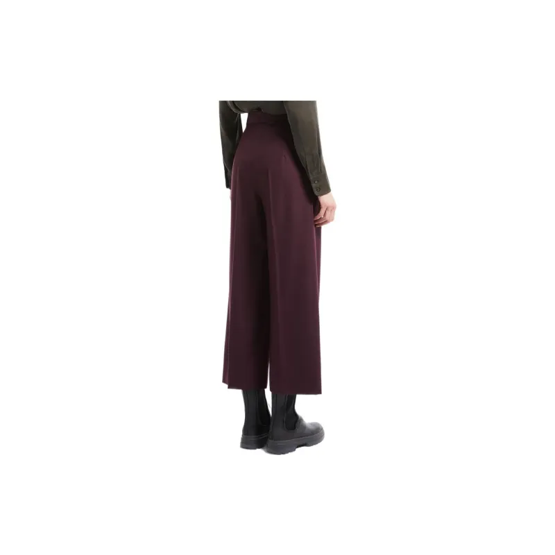 MaxMara Studio Casual Pants Women's Purple-2