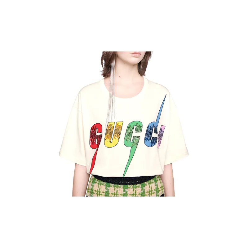 GUCCI T Shirts Women's White-4