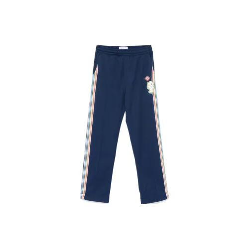 CASABLANCA Knitted Sweatpants Men Navy