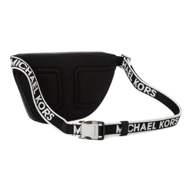 MICHAEL KORS MK Cooper Cow Leather Crossbody Bag, Fanny Pack Trumpets Men's Black-2