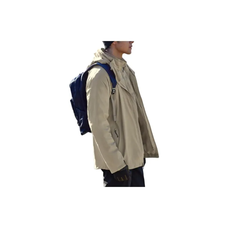 Columbia Waterproof And Warm Windbreaker Jacket Men's Khaki-1