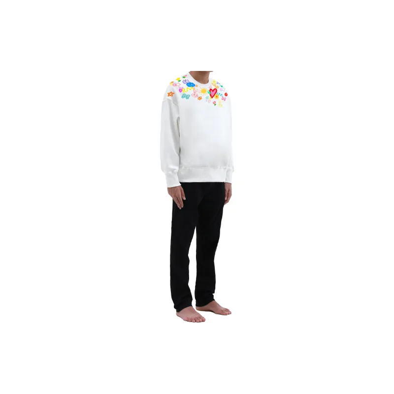 Richie Macie Sweatshirts Unisex White-3