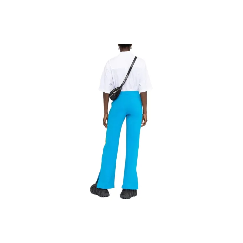 OFF WHITE Athletic Logo Banded Split Pants Blue-2