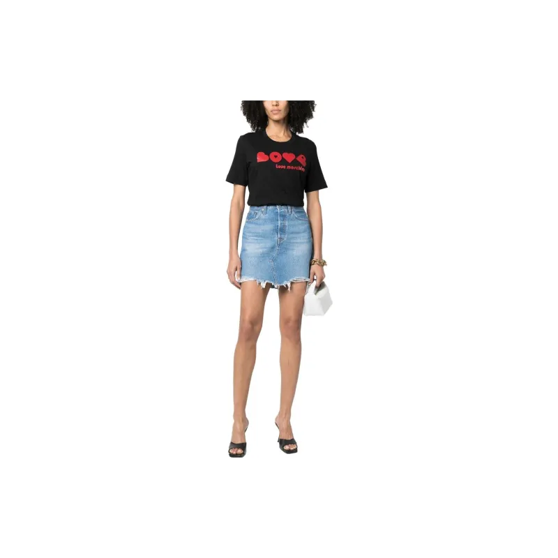 MOSCHINO T Shirts Women's Black-3
