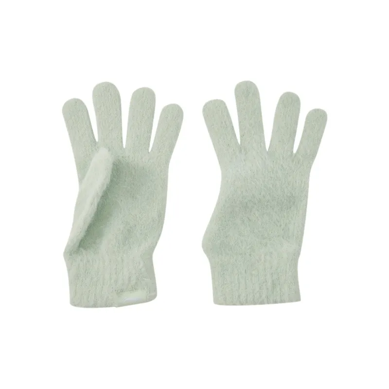 LiNing Polyester Knit Gloves Unisex Apricot/Green-3