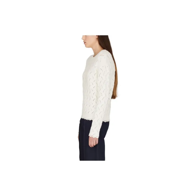 KENZO Loose Fit Sweater Women's White-4