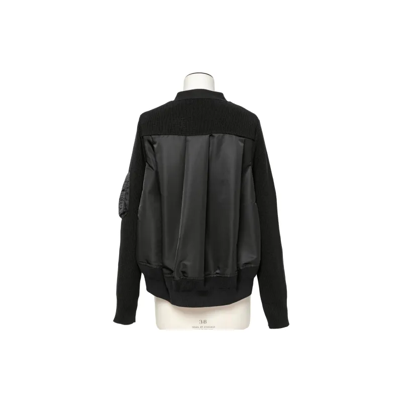 Sacai Paneled Cardigan-1