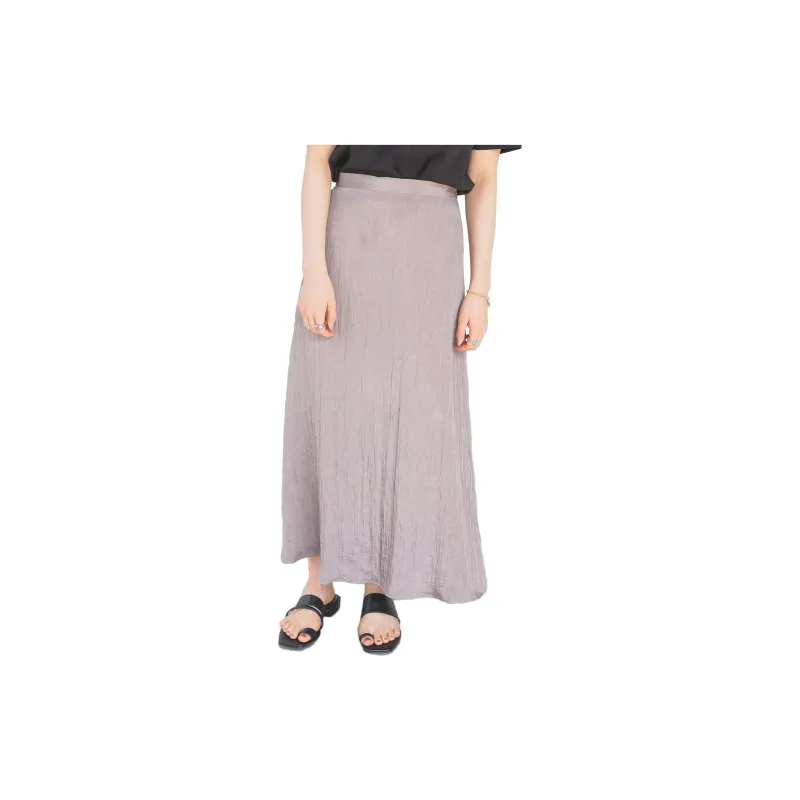 Beams Casual Long Skirts Women's Greige-1