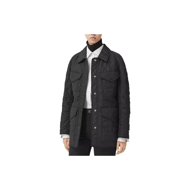 Burberry Puffer Jacket Women's Black-3