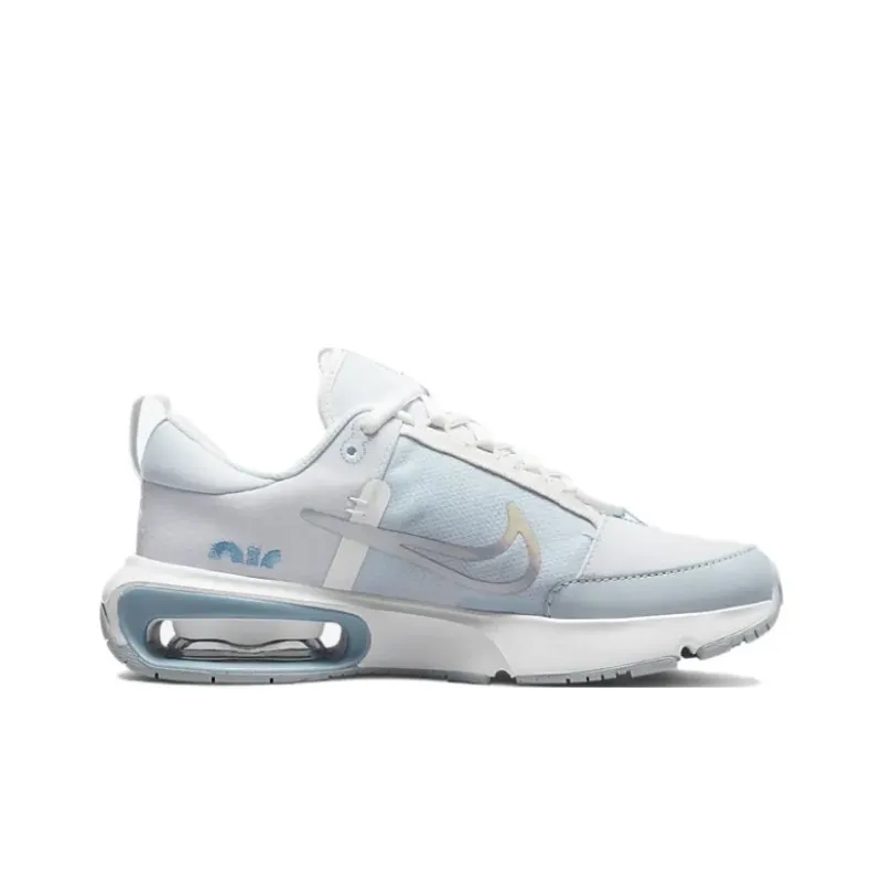 Nike Air Max INTRLK Low Top Kids' Running Shoes Blue Gray Unisex-1
