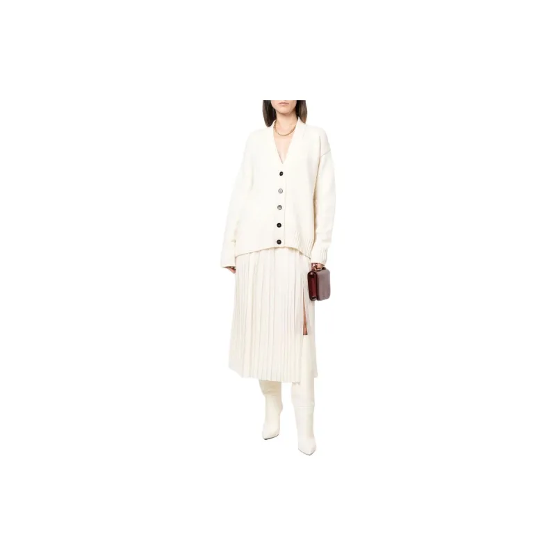 JIL SANDER Cashmere Sweaters Women's White-1