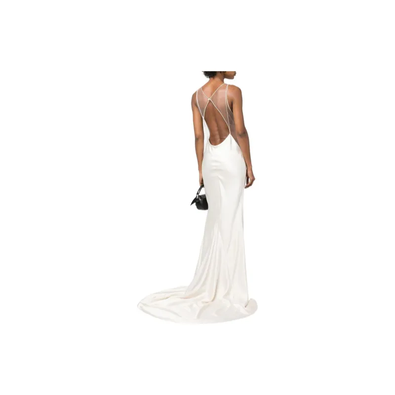 Maison Margiela Evening Dresses Women's White-2