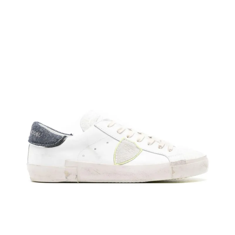 PHILIPPE MODEL Prsx Round Toe Lace Up Sneakers-1