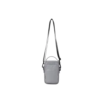 DESCENTE Nylon Mobile Phone Crossbody Bag Mini Women's Light Gray