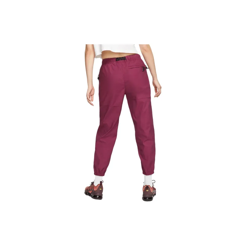 Nike Knitted Sweatpants Women's Burgundy-1