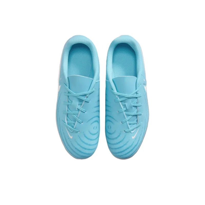 Nike Jr. Phantom GX 2 Club Abrasion Resistant Low Top Kids' Soccer Shoes Blue White Kids'-3