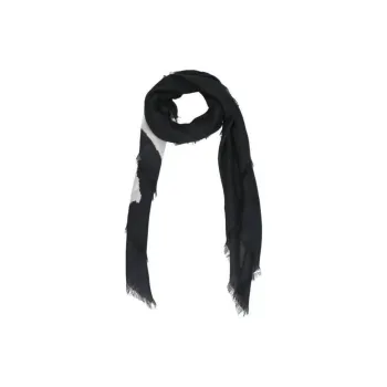 GIVENCHY Cashmere Knit Scarves Men's Black