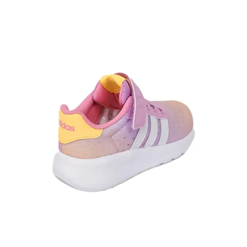 Adidas Neo Lite Racer 3.0 Anti Slip Wear Resistant Low Top Kids Lifestyle Shoes Pink White Kids'-3