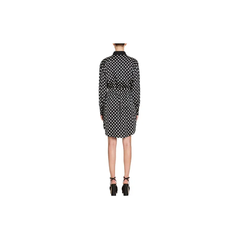 MOSCHINO Long Sleeved Dresses Women's Black-2